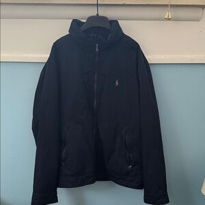 Polo Ralph Lauren Black Windbreaker Jacket